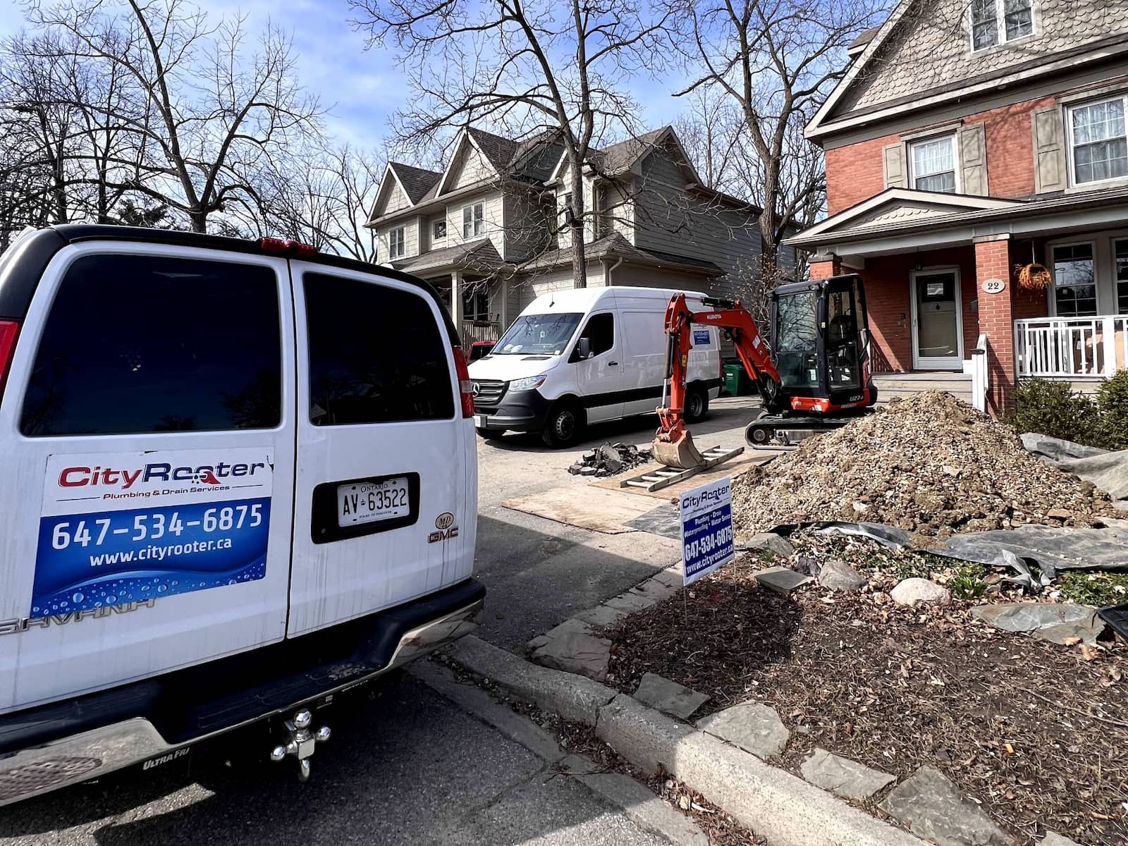 Emergency plumber responding to an urgent leak